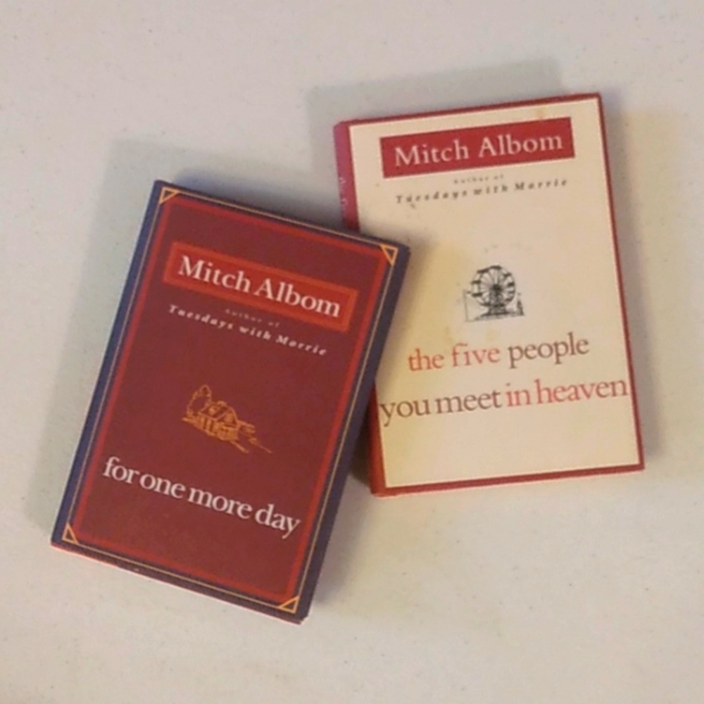 Mitch Albom book bundle (for one more day/ the five people you meet in heaven)